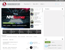 Tablet Screenshot of consolehockey.com